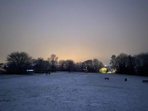 Snow in Newport, Shropshire. Photo:: Dan Guyton.