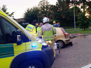 Supporting image for story: Four people taken to hospital after Telford crash