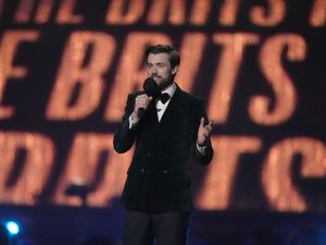 Jack Whitehall during the Brit Awards 2025 at London’s O2 Arena