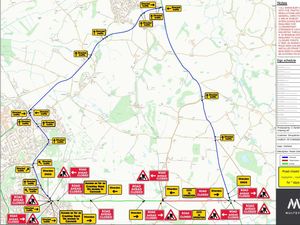 Supporting image for story: Major A-road to close for two weeks with an almost 15-mile diversion in place