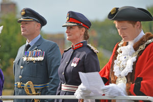 The Freedom Parade in Shrewsbury on Sunday