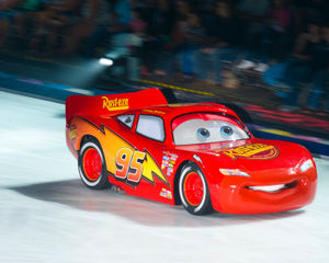 Sliding in – Lightning McQueen from Cars
