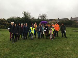 Supporting image for story: Community tree and wildflower planting takes place in Stafford