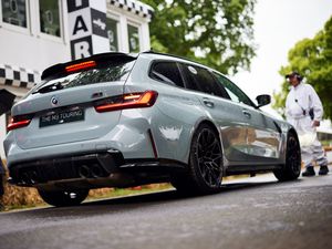 Supporting image for story: First Ride: BMW’s new M3 Touring up the Goodwood hill