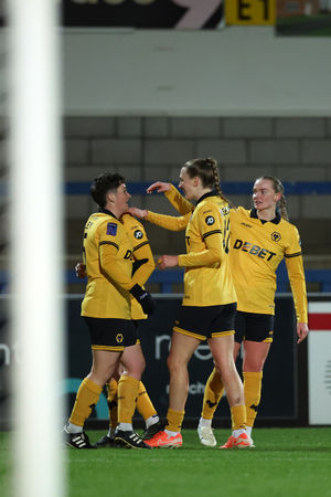 Racheal Quigley celebrates her goal for Wolves Women (Picture: Wolves)