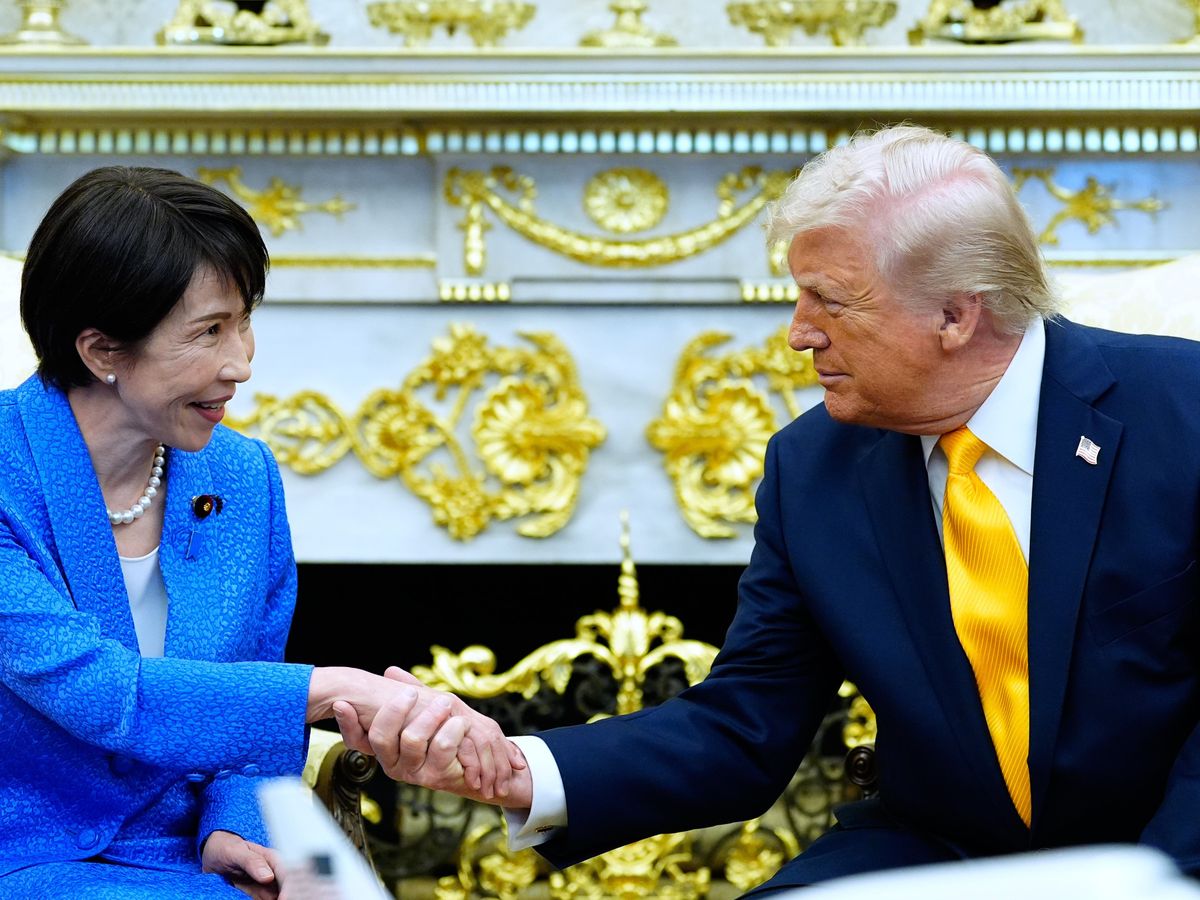 Japanese PM tries to reaffirm alliance with Trump