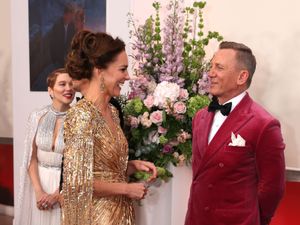 Supporting image for story: In Pictures: Kate leads stars at premiere of Daniel Craig’s final Bond movie