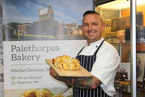 Supporting image for story: Watch: Market Drayton chef appears in Asda Christmas ad after creating sausage roll wreath