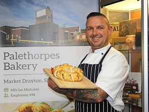 Supporting image for story: Watch: Market Drayton chef appears in Asda Christmas ad after creating sausage roll wreath