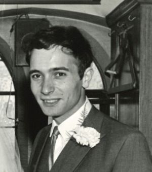 Jerald on his wedding day in 1968