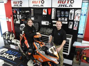 Supporting image for story: Wolverhampton automotive specialist puts motorbike racer in pole position 