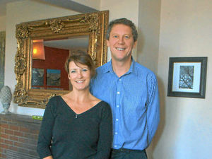 Supporting image for story: Pair's marathon target to help hospice