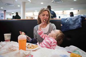 The Mum; Genna and Ella Preston, Belgravia, London. Picture: Matt Writtle