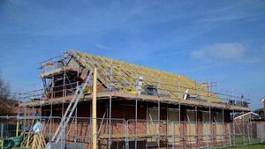 A new roof was put on the building in March