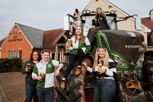 Marston’s pubs invited their local farming heroes to pour and enjoy the first pints of Hawkstone