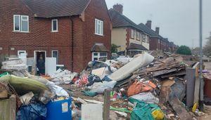 The rubbish at Peach Avenue, Stafford