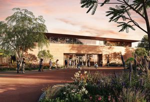 The Reserve at Chester Zoo - View of Guest Facilities Building