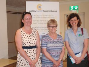 Supporting image for story: Ludlow group give hundreds to cancer charities 