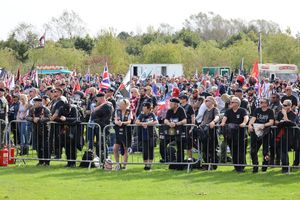 It was a day to pay tribute to those who were no longer there to ride besides those in attendance