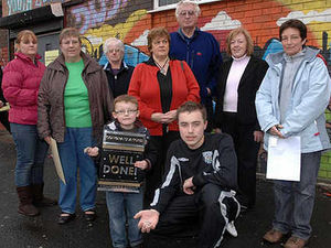 Supporting image for story: Baths rubble protest to council by families