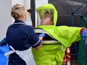 Supporting image for story: Fake helicopter crash training exercise carried out at Telford hospital