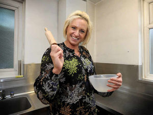 Supporting image for story: GBBO's Ugne shows youngsters how it's done