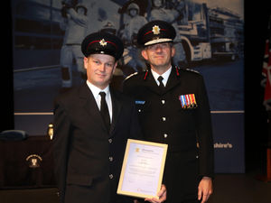 Supporting image for story: Award for Shrewsbury firefighter who averted Shrewsbury river tragedy