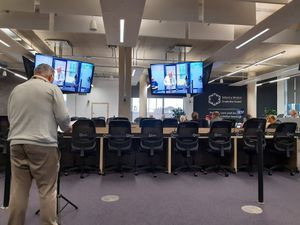 Councillor Richard Overton speaking at the planning committee. Picture: LDRS