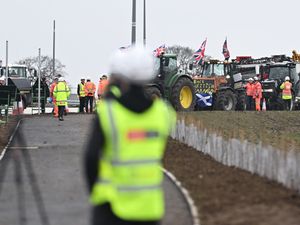 Supporting image for story: Tractor protest forces Prime Minister to abandon visit to building site