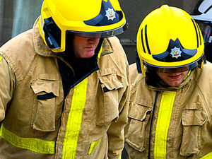 Supporting image for story: Bonfire with household waste near Bridgnorth