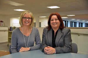Corinne Brown and Tracey Linforth