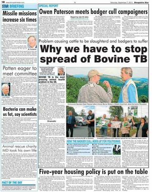 Owen Paterson writes exclusively in the Shropshire Star today
