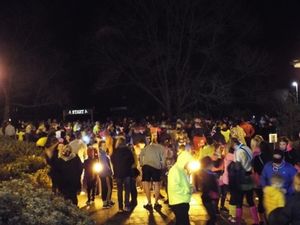 Runners gearing up for the 5k round Cleobury Mortimer