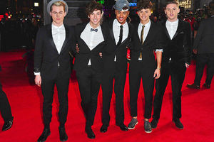Supporting image for story: Wolverhampton X Factor star Jay Scott dresses to impress on red carpet with Kingsland Road