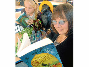 Supporting image for story: Novelist is back at school for festival