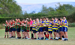 A minute's applause before one of the matches