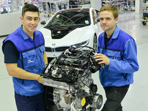 Supporting image for story: Black Country duo work on BMW i8 engines