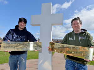 Supporting image for story: New plaques for Donnington war memorial