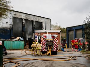 Supporting image for story: Schools shut as fire crews remain at Telford recycling blaze site