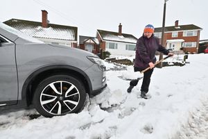 Snow in Much Wenlock. Photo: Steve Leath