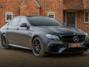 With a 600bhp V8 engine, the E63S AMG is a true muscle car