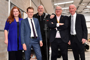 MP Jane Stevenson, Mayor Andy Street, Council Leader Ian Brookfield, College Principal Mal Cowgill and MP Pat McFadden
