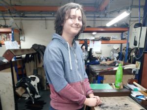 Supporting image for story: Ladder for the Black Country: Historic horse grooming firm takes on apprentice