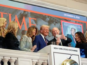 Supporting image for story: Trump named Time’s Person of the Year and rings NYSE’s opening bell