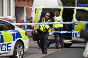 Police in Park Lane East. Photo: SnapperSK