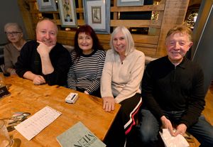 Tony Osborne with Annette Osburne(cor), Yolanda Parkes and Chris Loach.