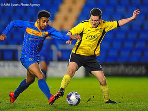 Supporting image for story: Ellesmere Rangers boss hails his brave Cup battlers against Shrewsbury Town
