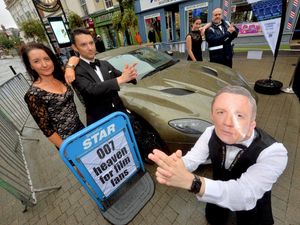 Supporting image for story: James Bond's classic car turns heads in Wellington to mark new film
