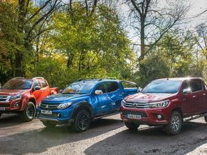 Supporting image for story: Triple Test: Toyota Hilux V Mitsubishi L200 Barbarian SVP V Isuzu D-Max Arctic Trucks