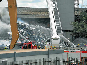Supporting image for story: Accident blamed for Smethwick scrapyard fire